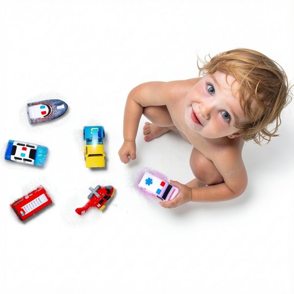 Tub Works Light Up Bath Toys Water Activated Sensory Play-8