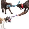 LosFong Dog Rope Toy Heavy Duty Cotton Chew Interactive-5