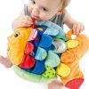 Melissa Doug Sensory Fish Toy Squeaking Crinkling Baby Play-1