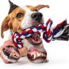 LosFong Dog Rope Toy Heavy Duty Cotton Chew Interactive-4