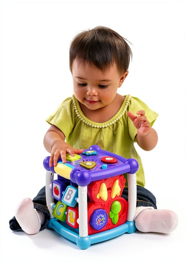 VTech Activity Cube Toddler Learning Toy Purple Educational-2