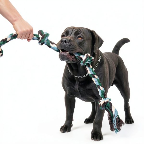 Pacific Pups XXL Dog Rope Toy Cotton Tug of War for Large-3