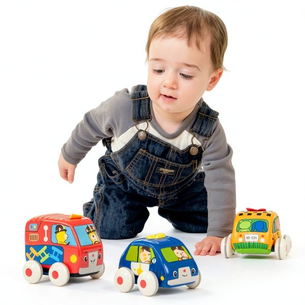 Melissa Doug Soft Toy Cars Pull Back Vehicles Toddler Play-5