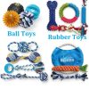 Beiker Dog Rope Toys 15 Pack Chew Teething Interactive Play-1