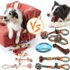 XLMYS Dog Rope Toys Chew Proof Interactive Play Set-3