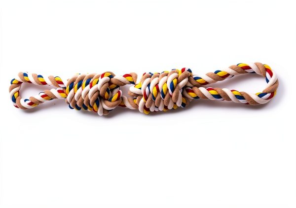 REFEVENO Dog Rope Toy Durable Cotton Chew Teeth Cleaning-4