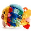 Melissa Doug Sensory Fish Toy Squeaking Crinkling Baby Play-8