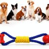 Aitmexcn Dog Rope Toy Durable Tug of War Teeth Cleaning-1