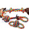 XLMYS Dog Rope Toys Chew Proof Interactive Play Set-1