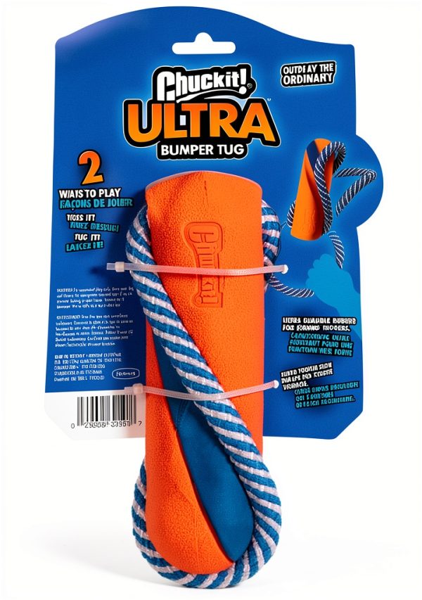Chuckit Ultra Bumper Tug Dog Toy Durable Rubber Rope-1