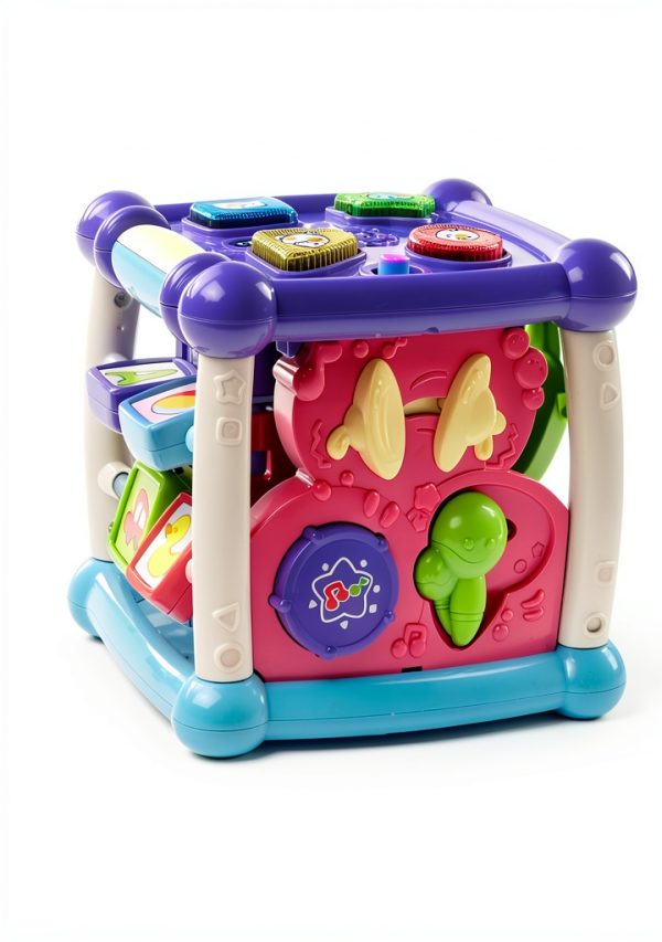 VTech Activity Cube Toddler Learning Toy Purple Educational-3