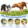 Aitmexcn Dog Rope Toy Durable Tug of War Teeth Cleaning-3