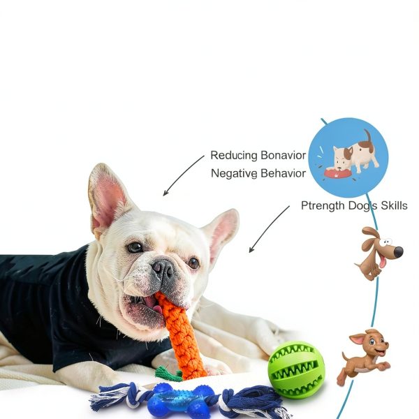 Beiker Dog Rope Toys 15 Pack Chew Teething Interactive Play-2