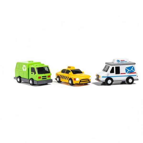 Mold Free Bath Toys Tub Works City Cars for Babies and-6