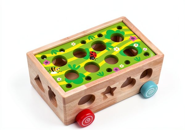 KMTJT Montessori Wooden Sorting Toy Educational STEM Toddler-3