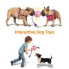 QDAN Dog Rope Toy Interactive Play Training Soccer Ball-3