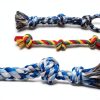 TLAZZ Dog Rope Toy Cotton Tug Chew Dental Cleaning Medium-3
