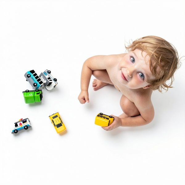 Mold Free Bath Toys Tub Works City Cars for Babies and-1