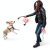 QDAN Dog Rope Toy Interactive Play Training Soccer Ball-5