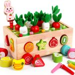 KMTJT Montessori Wooden Sorting Toy Educational STEM Toddler-0