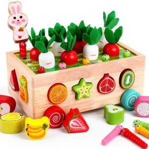KMTJT Montessori Wooden Sorting Toy Educational STEM Toddler-0