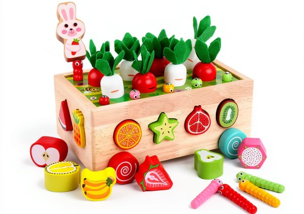 KMTJT Montessori Wooden Sorting Toy Educational STEM Toddler-0
