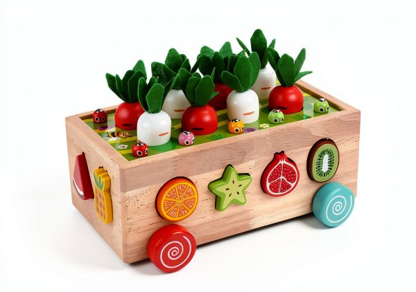 KMTJT Montessori Wooden Sorting Toy Educational STEM Toddler-1