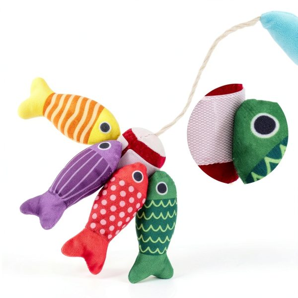 CubicFun Montessori Fishing Toy Felt Stacking Toddler Game-2