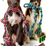 Forfon Dog Rope Toys Set Durable Chew Dental Care Large Dogs-0
