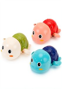 SEPHIX Wind Up Bath Turtle Toys Safe ABS Plastic Baby-0