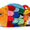 Melissa Doug Sensory Fish Toy Squeaking Crinkling Baby Play-2