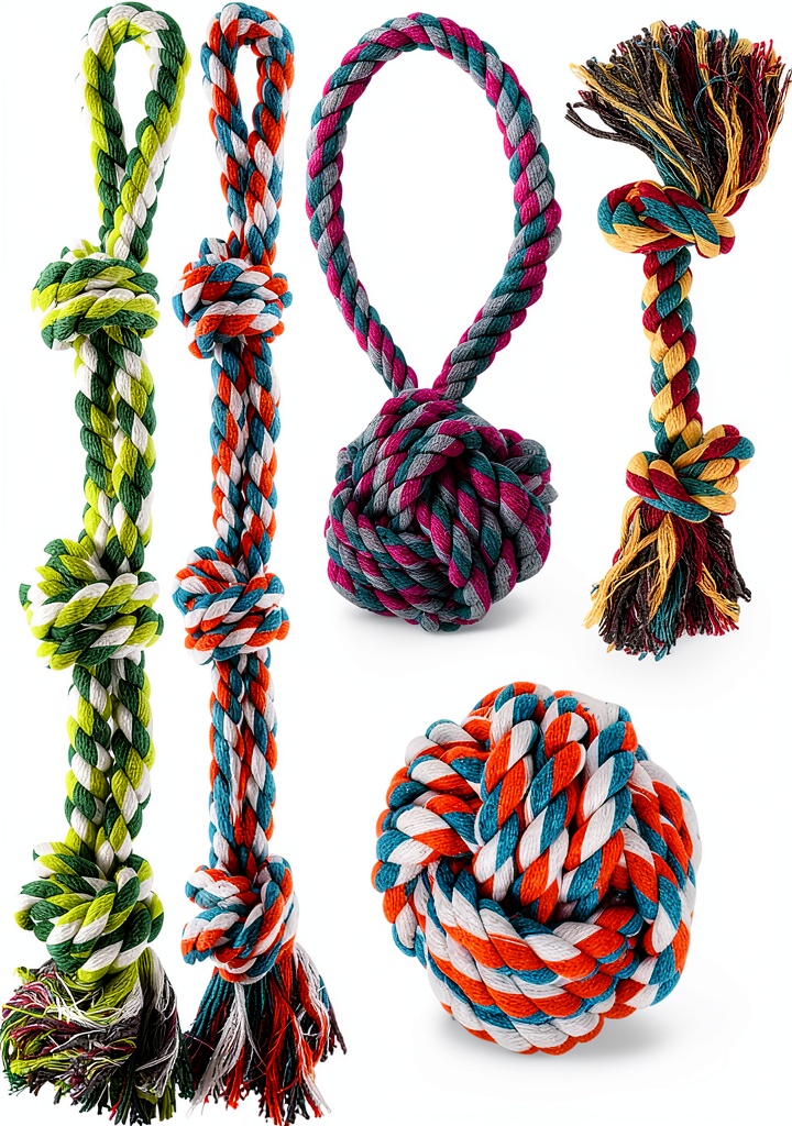GASAPET dog rope toys in various styles and colors for play