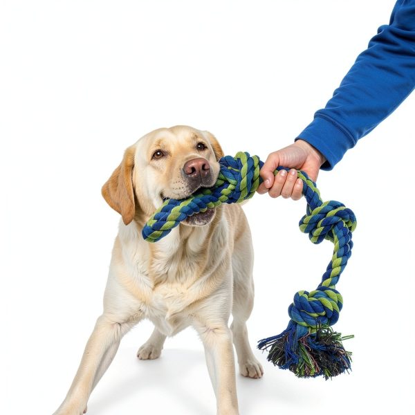 Rocfish Dog Rope Toys 3 Pack Cotton Dental Chew Tug-6