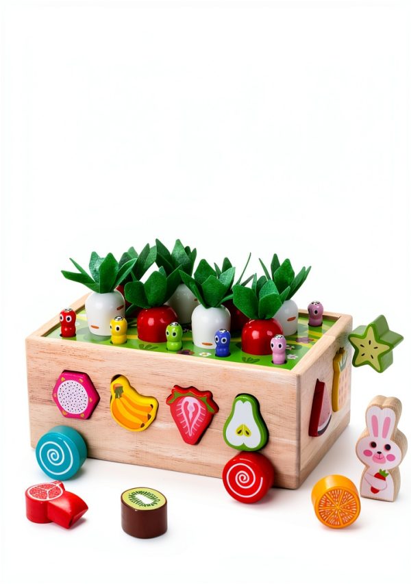KMTJT Montessori Wooden Sorting Toy Educational STEM Toddler-7