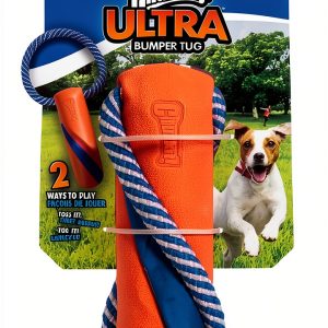 Chuckit Ultra Bumper Tug Dog Toy Durable Rubber Rope-0