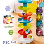 Kidoozie Whirl n Go Ball Tower Toddler Toy Rattling Balls-0