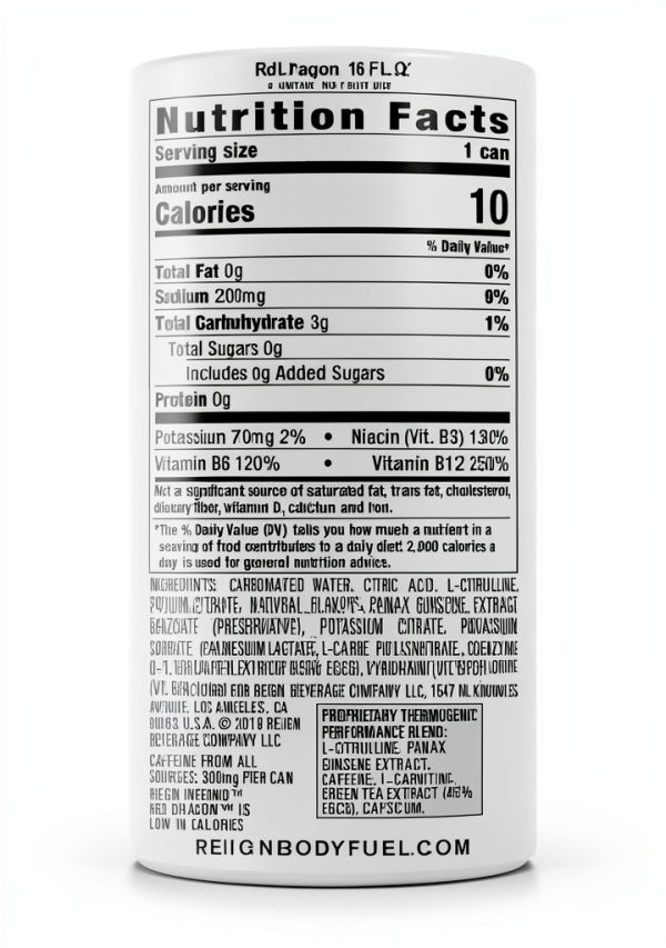 Reign Inferno Energy Drink Thermogenic Fuel 300mg Caffeine-1