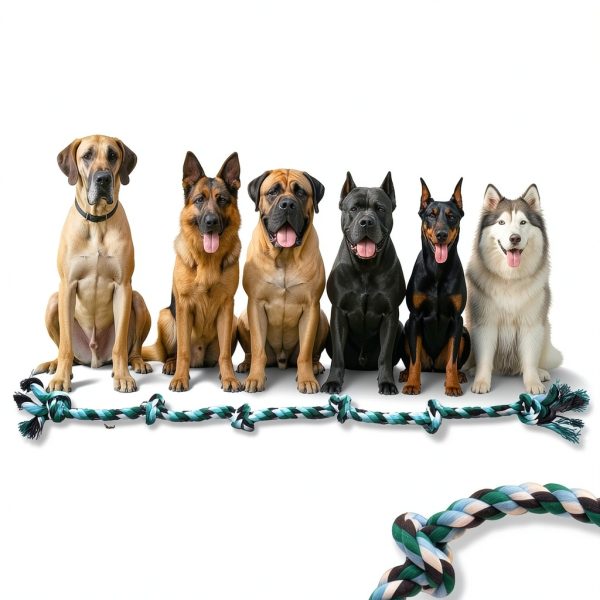 Pacific Pups XXL Dog Rope Toy Cotton Tug of War for Large-1