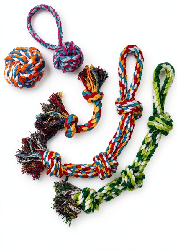 GASAPET Dog Rope Toys Durable Cotton Chew Tug Play-2