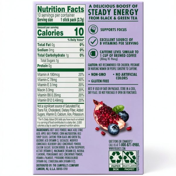 Pomegranate Blueberry Energy Powder Campbell's 10oz-7