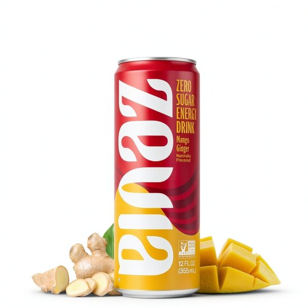Zevia Zero Sugar Energy Drink Variety Pack 12oz Cans Natural Stevia-3