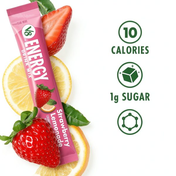 Campbell's Strawberry Lemonade Energy Drink Powder-3