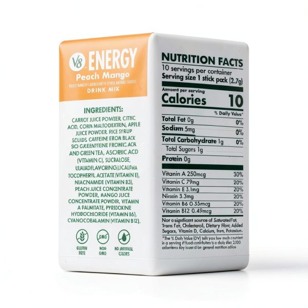 Peach Mango Energy Drink Powder Campbell 120pk-1