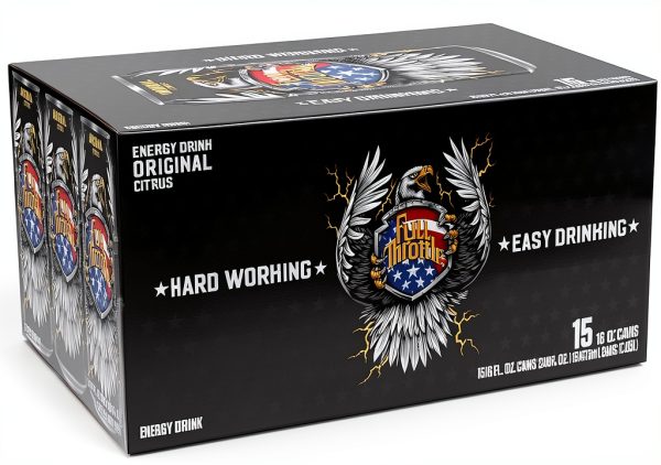 Full Throttle Energy Drink 16oz Heavy Duty Citrus-1