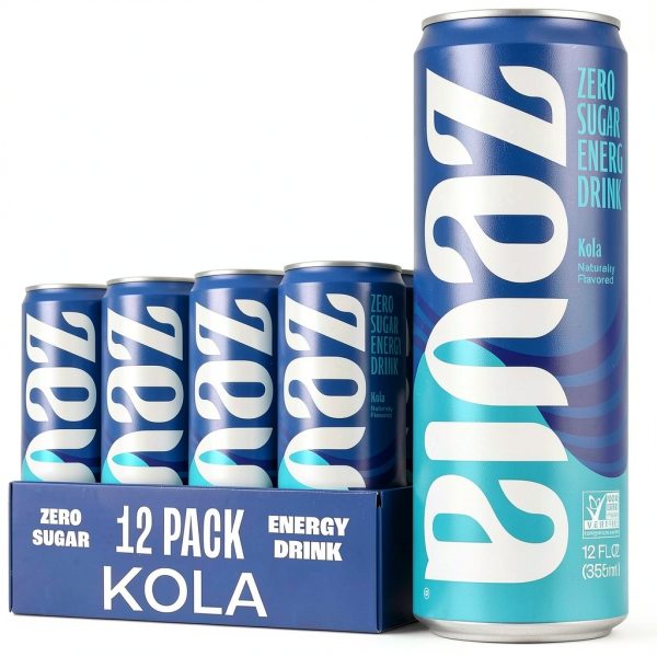 Zevia Zero Sugar Energy Drink 12oz Classic Pack Variety Natural-0