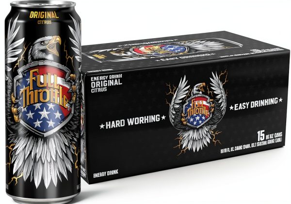 Full Throttle Energy Drink 16oz Heavy Duty Citrus-0