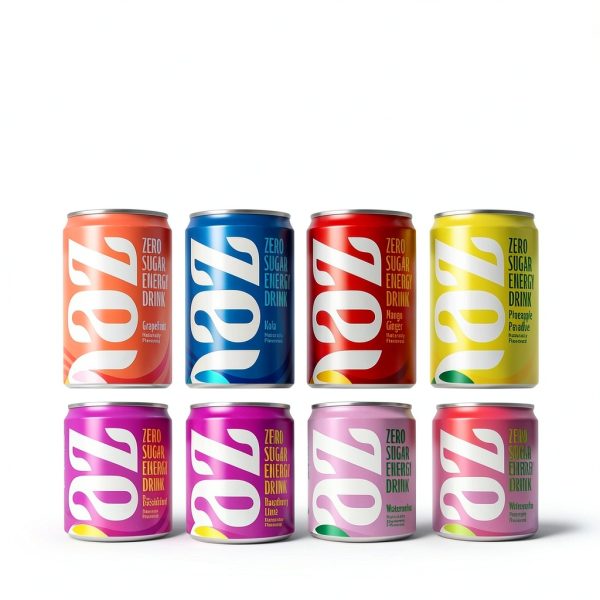 Zevia Zero Calorie Energy Drink Variety Pack 12oz Cans – Natural-3