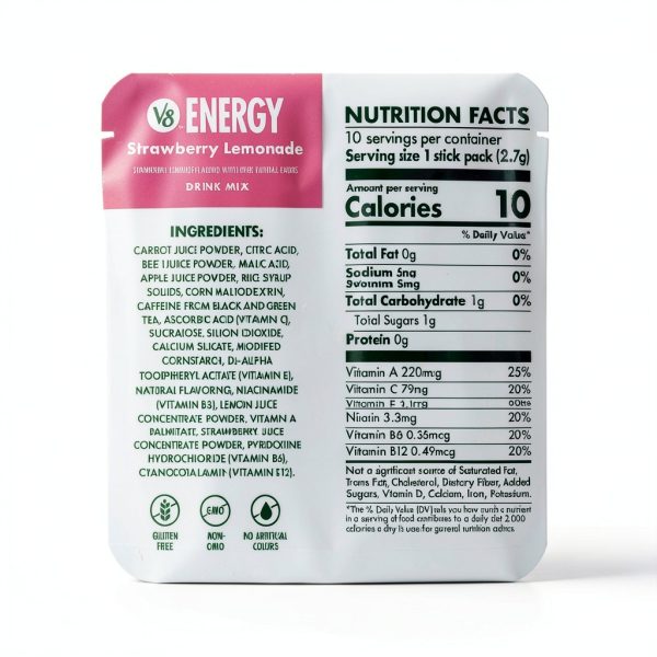 Campbell's Strawberry Lemonade Energy Drink Powder-1