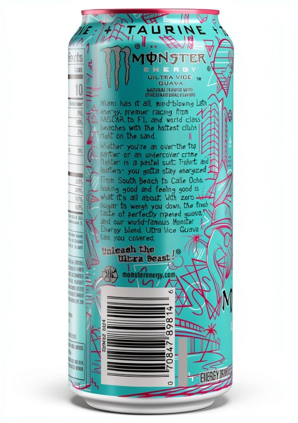Monster Energy Ultra Vice Guava Zero Sugar Drink-3
