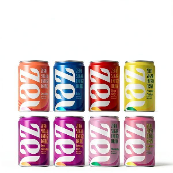 Zevia Zero Sugar Energy Drink 12oz Classic Pack Variety Natural-4